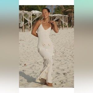 Long Knit Cami Dress Sleeveless